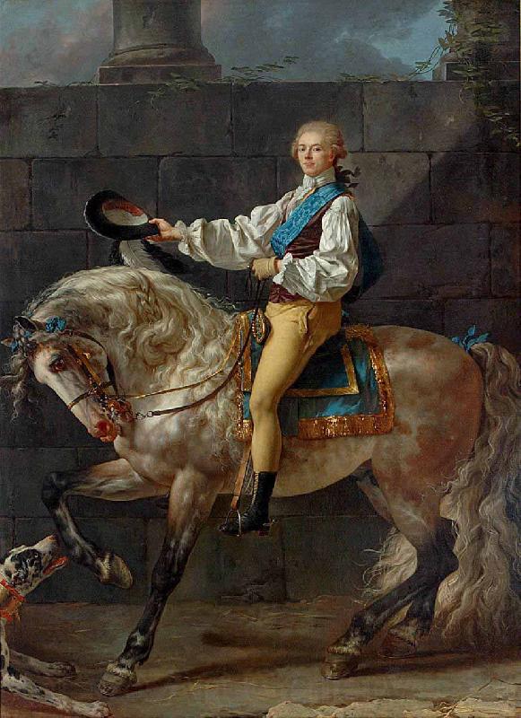 Jacques-Louis David Portrait of Count Stanislas Potocki Germany oil painting art